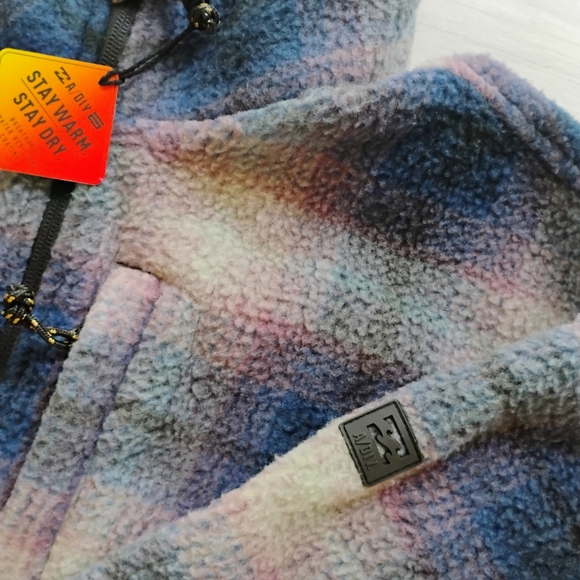 BILLABONG NEW Boundary Mock Neck Fleece Jacket - Picture 6 of 13